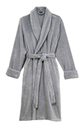 Premium Plush Fleece Shawl Collar Bathrobe – Ultimate Cozy Luxury Comfort