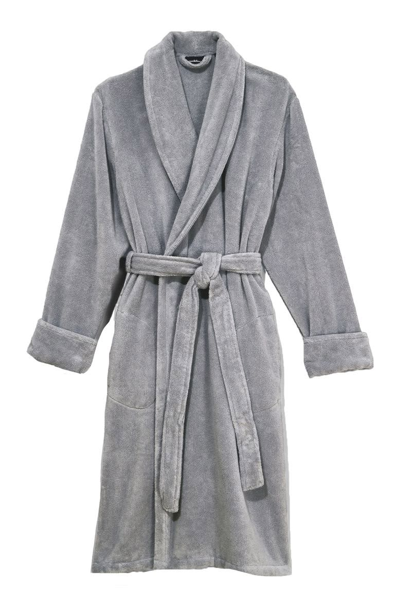Premium Plush Fleece Shawl Collar Bathrobe – Ultimate Cozy Luxury Comfort
